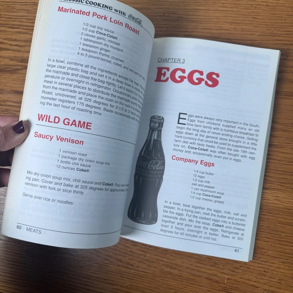 Classic Cooking with Coca-Cola Cookbook Graham Roberts‎ 1998 Soda Recipes